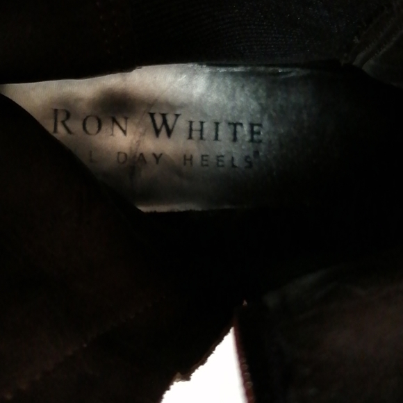RON WHITE Brown Leather Boots Size 36.5 - Picture 9 of 10